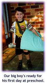 going to pre-school