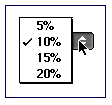 % dropdowns